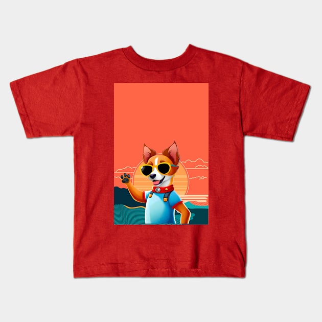 Goodbye School Hello Summer Kids T-Shirt by Cheeky BB